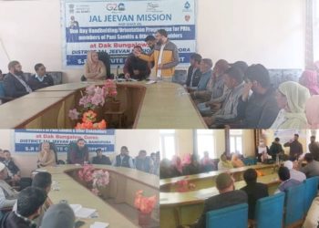Jal Jeevan Mission: 01 Day handholding/ orientation program for PRIs, Pani Samiti Members, and other stakeholders held at Dak Bungalow Gurez