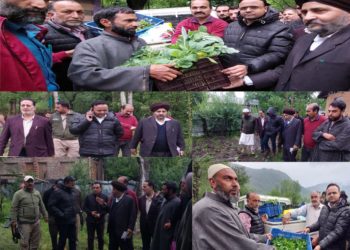 ڈی سی کپواڑہ نے ضلع کے ژالہ باری سے متاثرہ علاقوں کا دورہ کیا۔ متاثرہ کسانوں کو 75000 اعلیٰ معیار کی سبزیوں کے پودے حوالے کیے گئے۔ کسانوں کو ہر ممکن مدد کی یقین دہانی