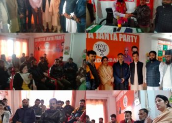 BJP unit Ganderbal held its District Working Committee Meeting. Mudasir Ahmad Wani projected Nine years of Modi’s Government