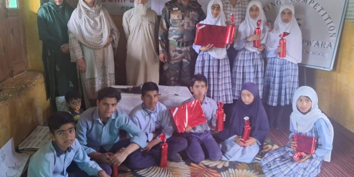 Indian Army organises Painting Competition in Sohipora, Kupwara