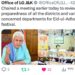 Lt Governor reviews preparation for Eid-ul-Adha