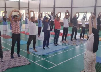 دس روزہ یوگا کیمپ گورنمنٹ ڈگری کالج ماگام میں اختتام پذیر
