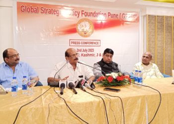 GLOBAL STRATEGIC POLICY FOUNDATION PUNE ( GSPFP ) held a press conference at Srinagar
