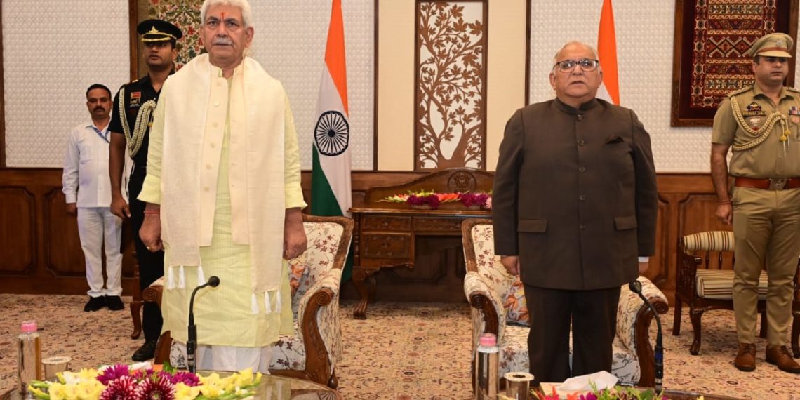 B R Sharma sworn in as State Election Commissioner J&K