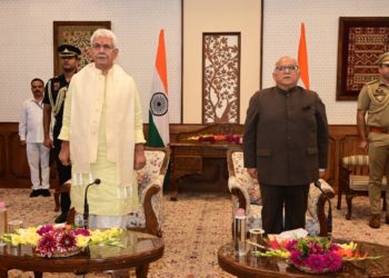 B R Sharma sworn in as State Election Commissioner J&K