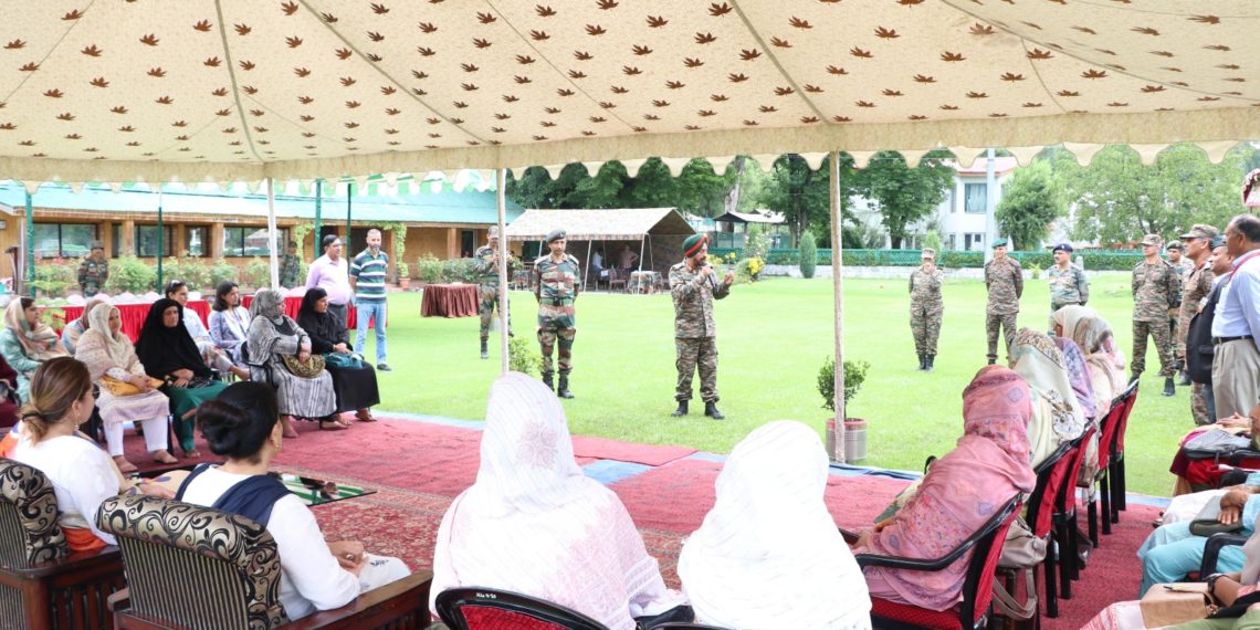 GOC SUB AREA INTERACTS WITH VEER NARIS, VEER MATA/ PITA & ORPHANED DAUGHTERS
