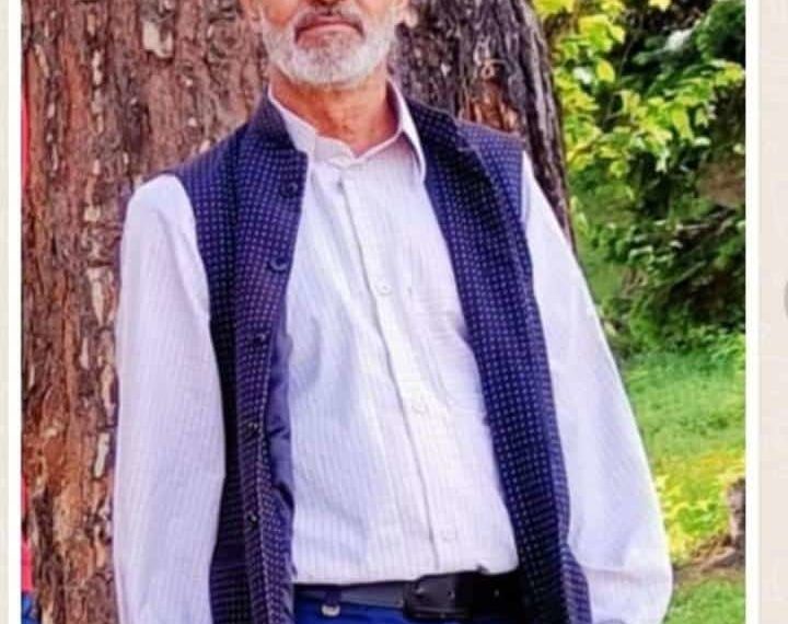 ضلع اطلاعاتی آفیسر کپوارہ افتخار نسیم کے چاچا کا انتقال