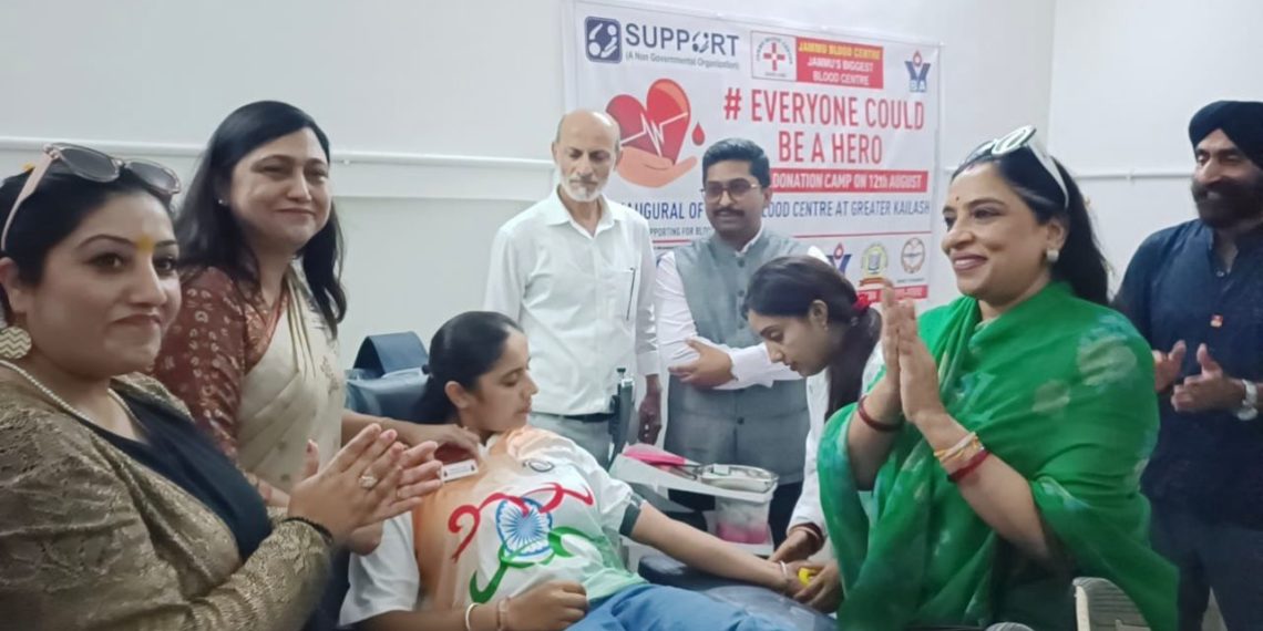 Inaugural of  Jammu Blood Centre,is a testament to the spirit of philanthropy and a State of Art facility in Jammu