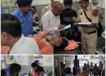 Five Mata Vaishno Devi Pilgrims were injured in a Katra-Jmu highway Road