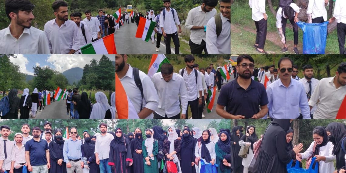 جی ڈی سی ٹنگڈار  نے میگا بھارت  پھیری اور صفائی مہم کا انعقاد کیا