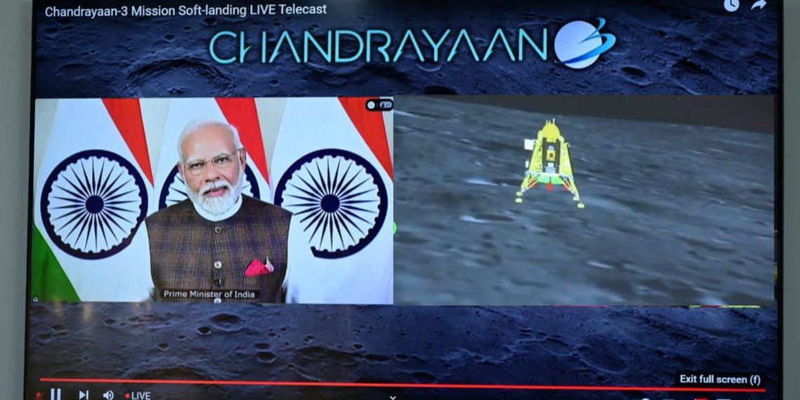 India Becomes 1st Nation To Land Spacecraft Near Moon’s South Pole