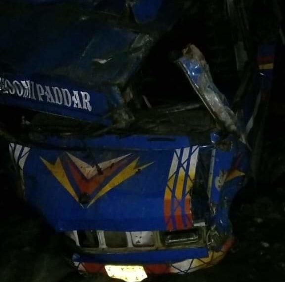 Driver missing and Conductor injured in a kundail road accident