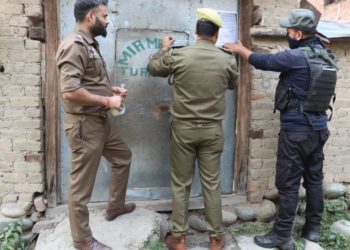 Police seize property in Kulgam village where DySP Aman Thakur was killed in 2019