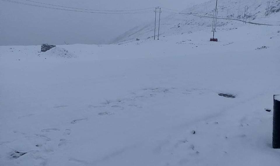 Razdan top received fresh snowfall