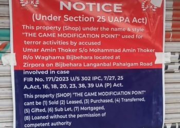 Shop Owned By Individual Accused in Killing of Udhampur Circus Worker Seized in Anantnag