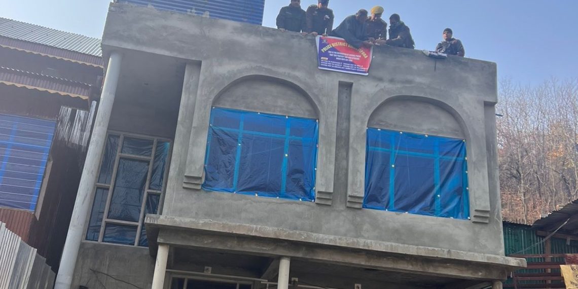 Police attach house of notorious drug peddler in South Kashmir