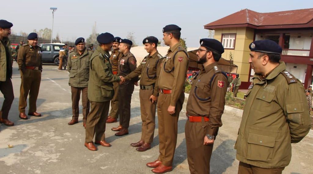 DGP J&K visits Kulgam, reviews Security scenario of the District; Chairs high level meeting of Police, Army and CAPFs officers