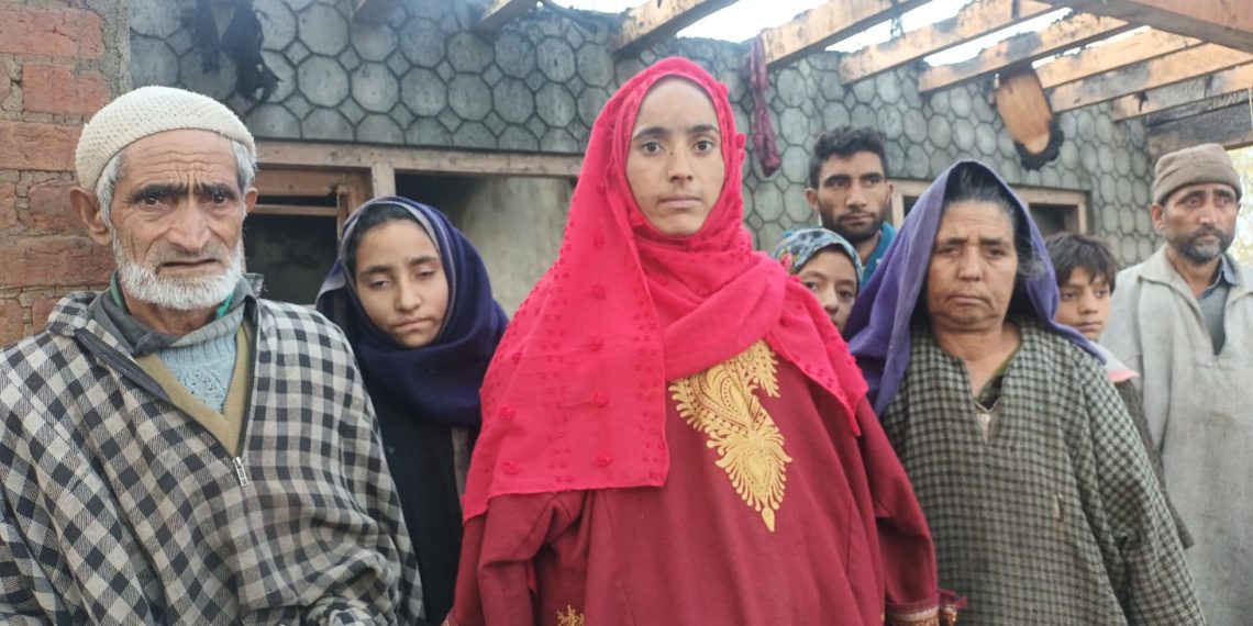 Residential house of poverty-stricken family gutted in fire incident