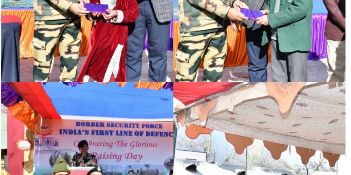 59Th BSF Border Security  Force Raising Day Celebration Tangdhar Karnah North Kashmir Kupwara District