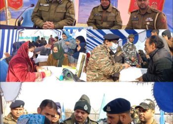 CRPF 163 Bn organises free medical camp in Check-i- Budwani village in Qazigund area,  Medical camp was inaugurated by Commandant 163 Battalion CRPF Ajay Kumar Rajniker