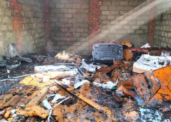 Electric equipment store gutted in South Kashmir’s Kulgam