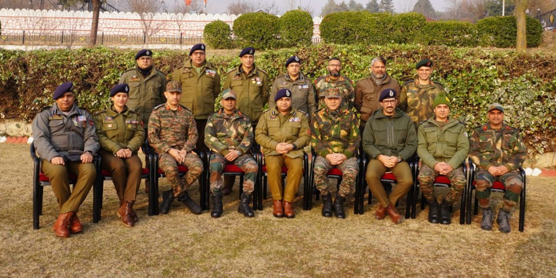 Joint Security Review Meeting Held At Awantipora Pulwama