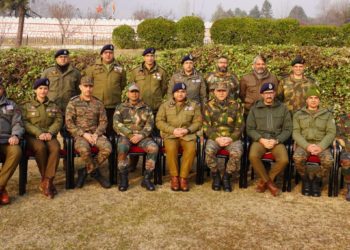 Joint Security Review Meeting Held At Awantipora Pulwama