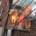 Residential house damaged in fire in Srinagar’s Shalakadal