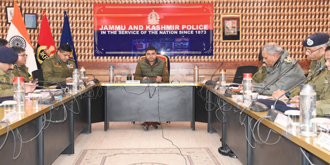 IGP Kashmir takes stock of security scenario at PCR Kashmir