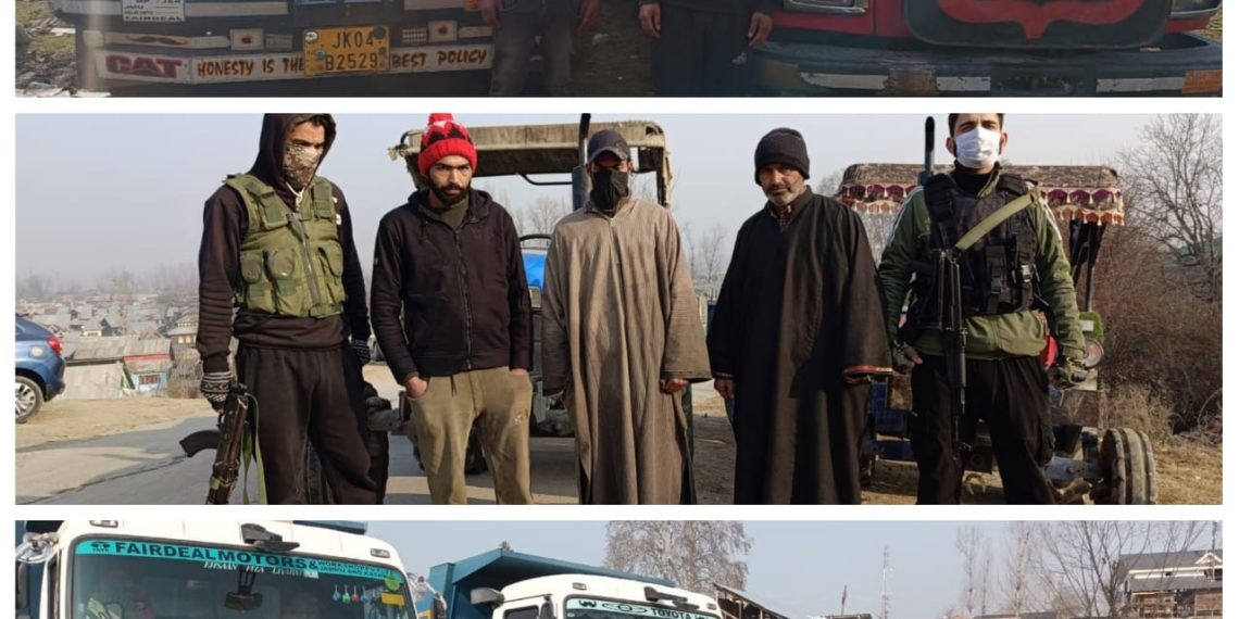 Illegal Mining: Police arrests 10 persons seizes as many vehicles in Kulgam & Baramulla