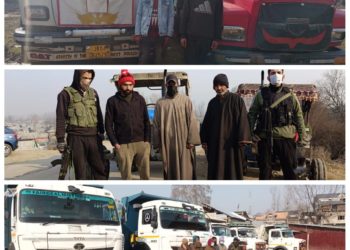 Illegal Mining: Police arrests 10 persons seizes as many vehicles in Kulgam & Baramulla