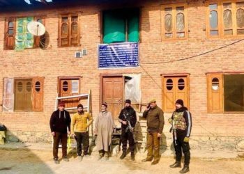 Police attaches residential property of Terrorist Associate in Kokernag