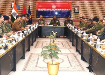 DGP, J&K chairs high level joint security meeting