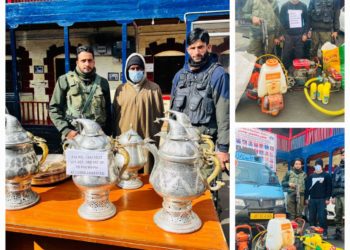 Police solves 02 theft cases in Pulwama; Accused arrested, stolen property worth lacs recovered