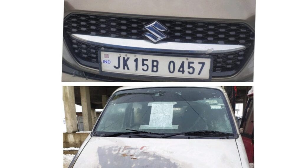 Bandipora Police Strike a Powerful Blow Against Terrorism: Two Vehicles Seized in Connection to a Major Case