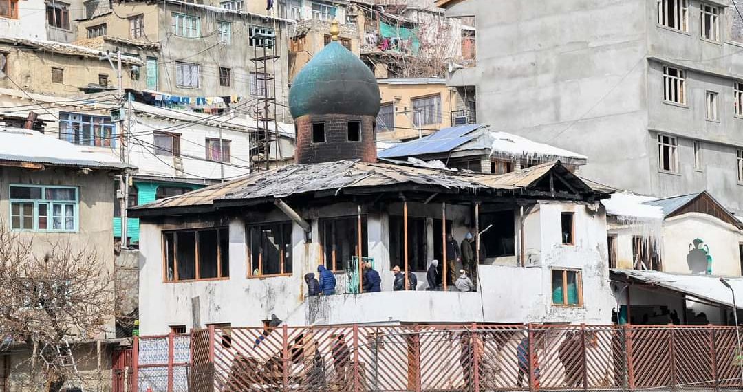 Fire damages oldest mosques in Kargil ahead of ‘Shab-e-Barat’ prayers