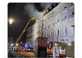 Huge fire in London building leaves 11 in hospital