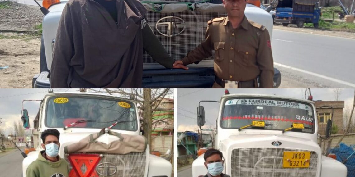 Police arrests 03 persons, seizes 03 vehicles in Kulgam