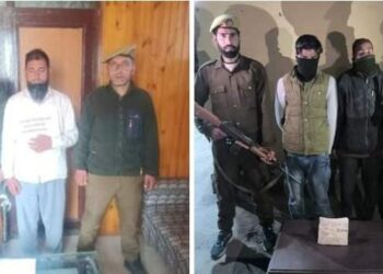 Police arrests 3 drug peddlers in Baramulla; Contraband substances recovered