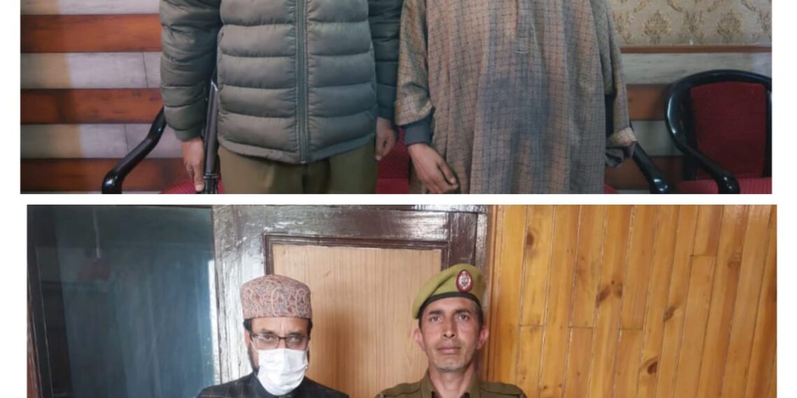 Police arrests 2 absconders evading their arrest for more than 3 decades in Baramulla