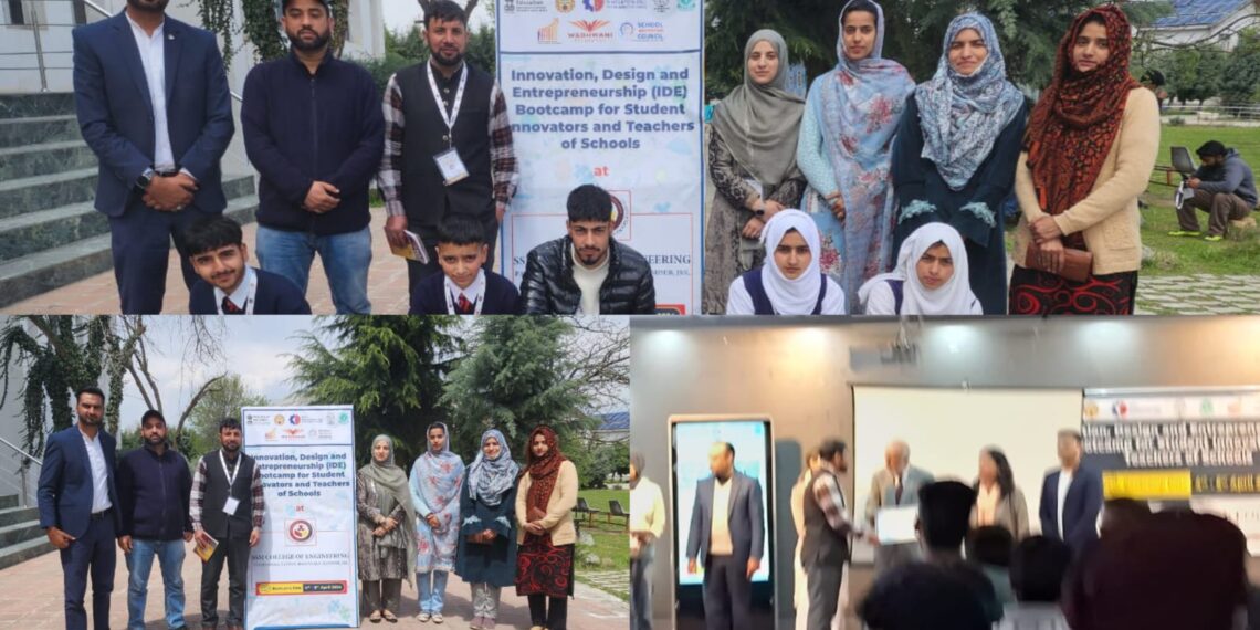 آرمی گڈویل اسکول حاجینار ملکی سطح پر انوویشن، ڈیزائن اور کاروباریت کی ایک بوٹ کیمپ میں شرکت