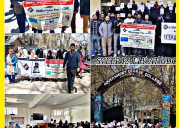 Lok Sabha Elections-2024 SVEEP Programmes empower fresh voters at Govt Degree Colleges Ganderbal & Kangan