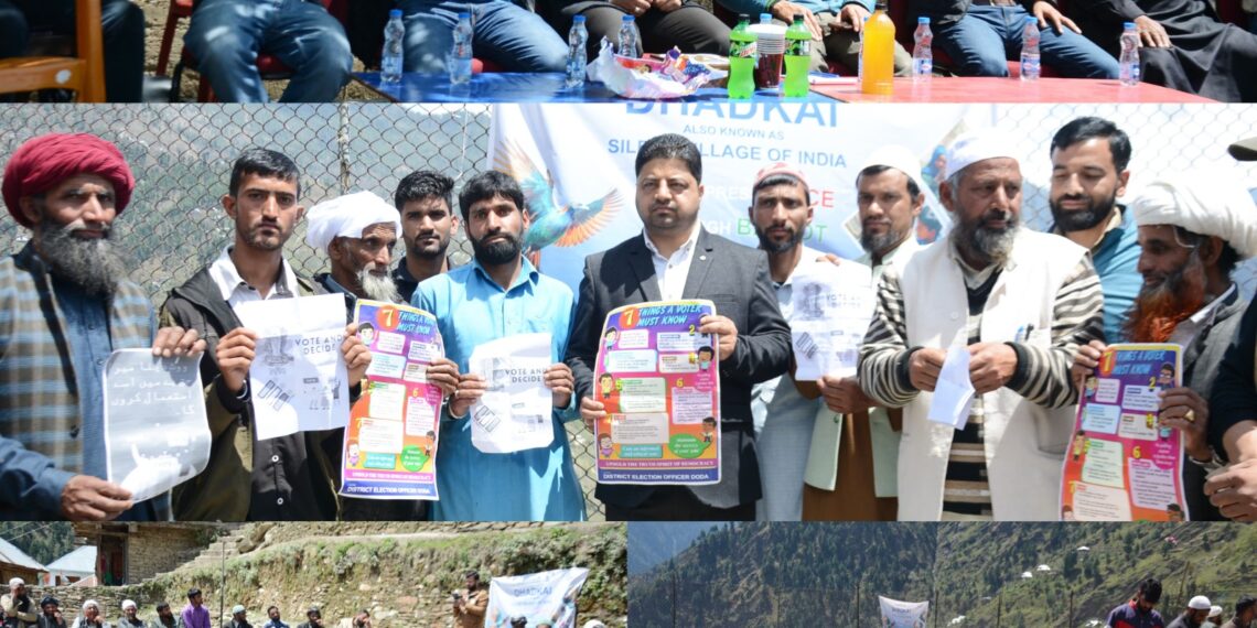 Lok Sabha Elections 2024 Empowering specially abled voters: SVEEP program held at ‘silent village’ Dhadkai