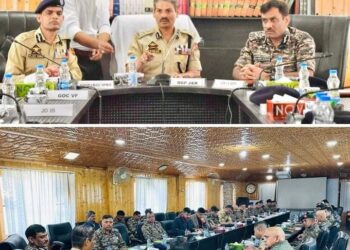 DGP J&K, reviews security preparedness for upcoming Lok Sabha elections in Anantnag