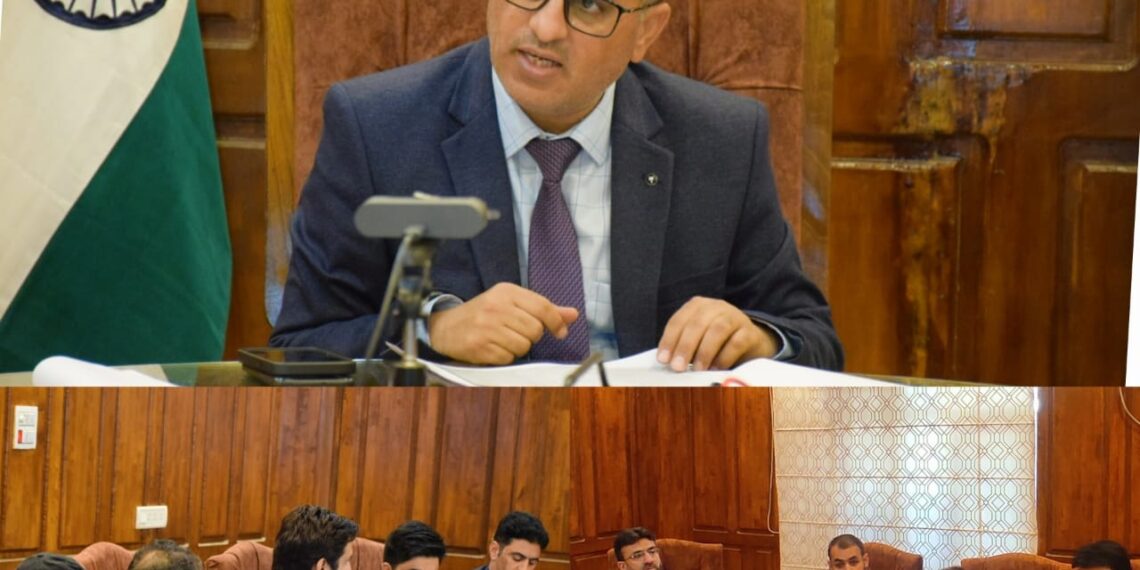 DC Bandipora reviews performance of AHD BANDIPORA, APRIL 23: The Deputy