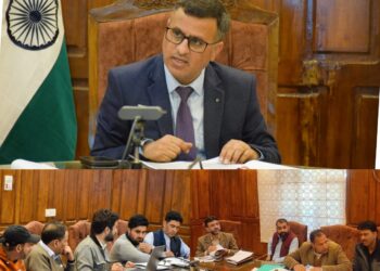 DC Bandipora reviews performance of AHD BANDIPORA, APRIL 23: The Deputy