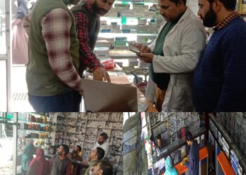 Kulgam Drug Control Deptt inspects CCTV installation, computerized billing
