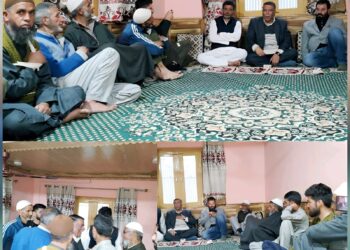 Mohammad Khurshid Alam welcomes renowned political activists G.M Wangnoo & his supporters into PC