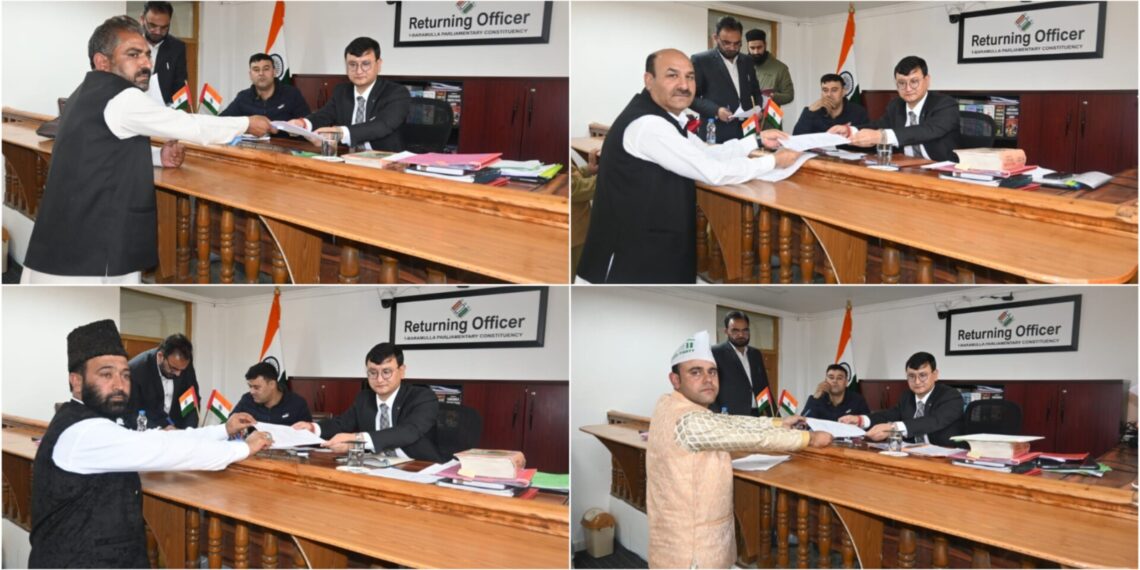 Lok Sabha Elections 2024 09 more candidates file Nomination Papers for 1-Baramulla PC on Thursday; total reaches 19