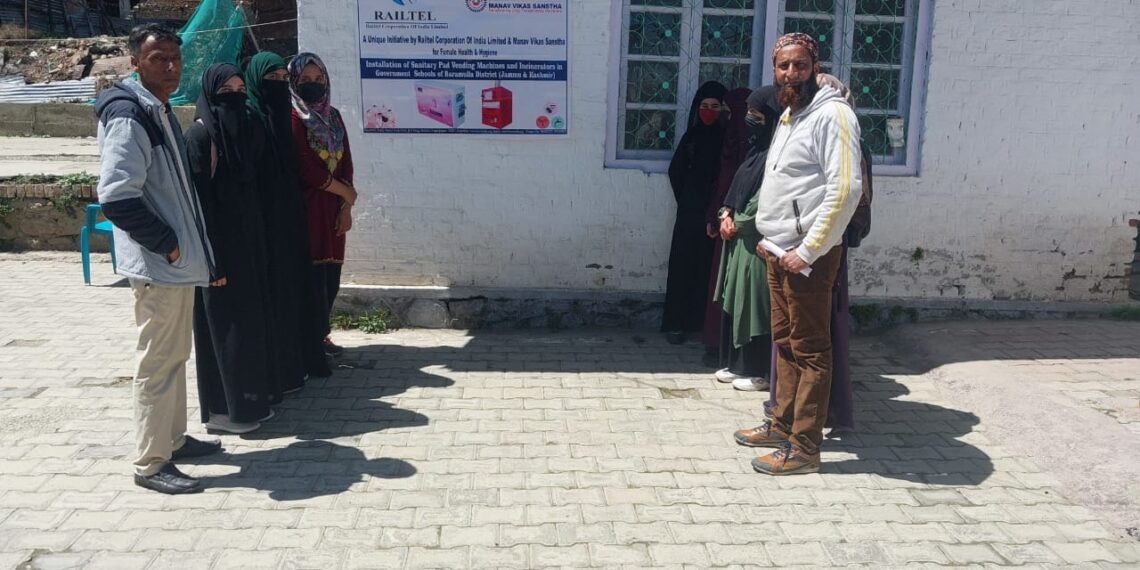 RailTel Corporation’s CSR Initiative Brings Menstrual Hygiene Solutions to Government Girls Schools in Baramulla, Jammu and Kashmir